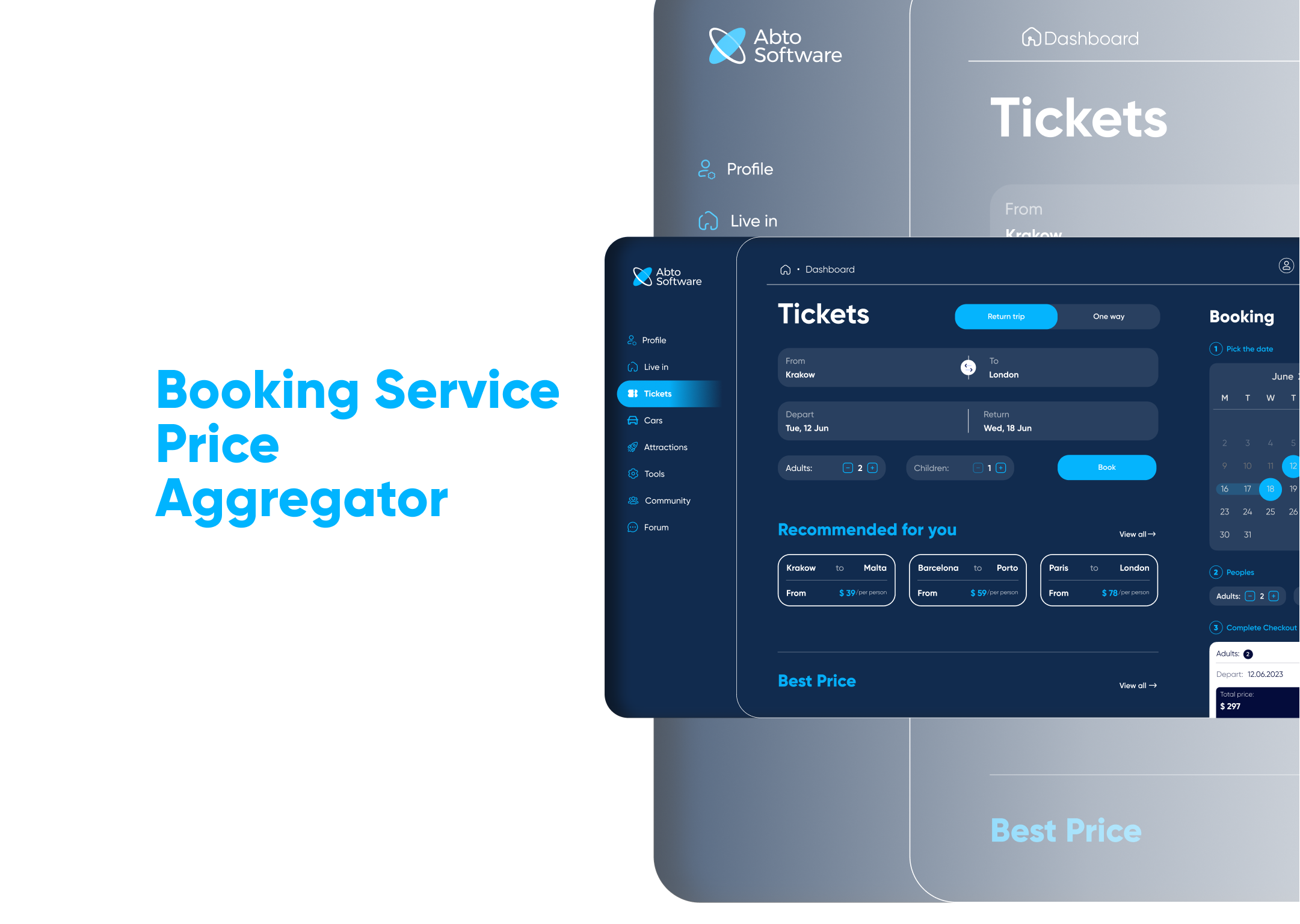 Booking service price aggregator