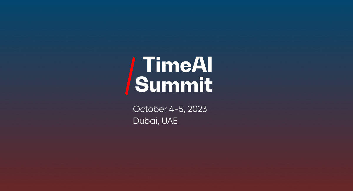 TimeAI Summit 2023: unveiling the future of AI on October 4-5, 2023