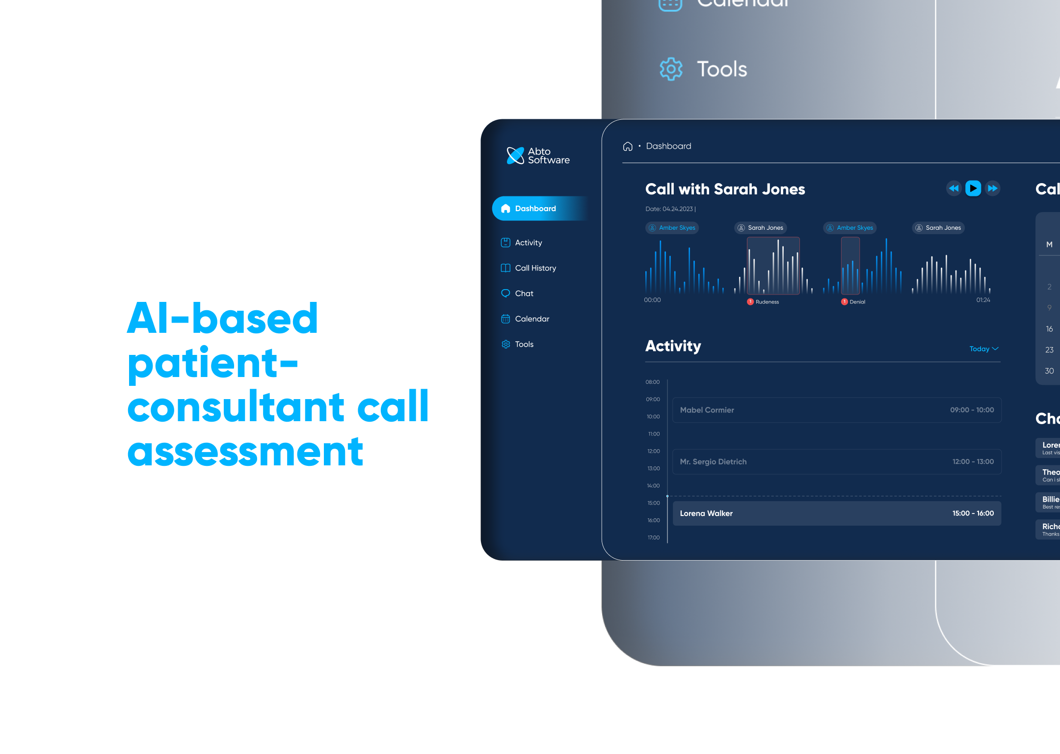 AI-based patient-consultant call assessment