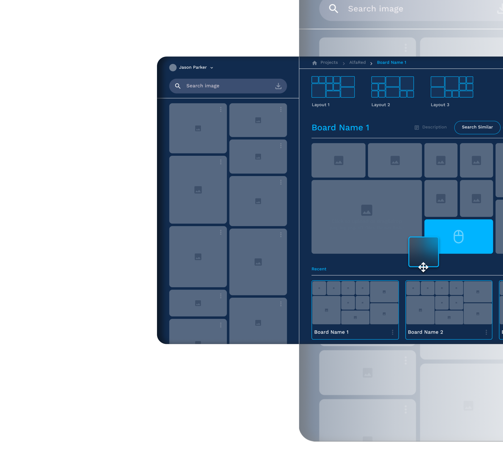 Mood board AI tool