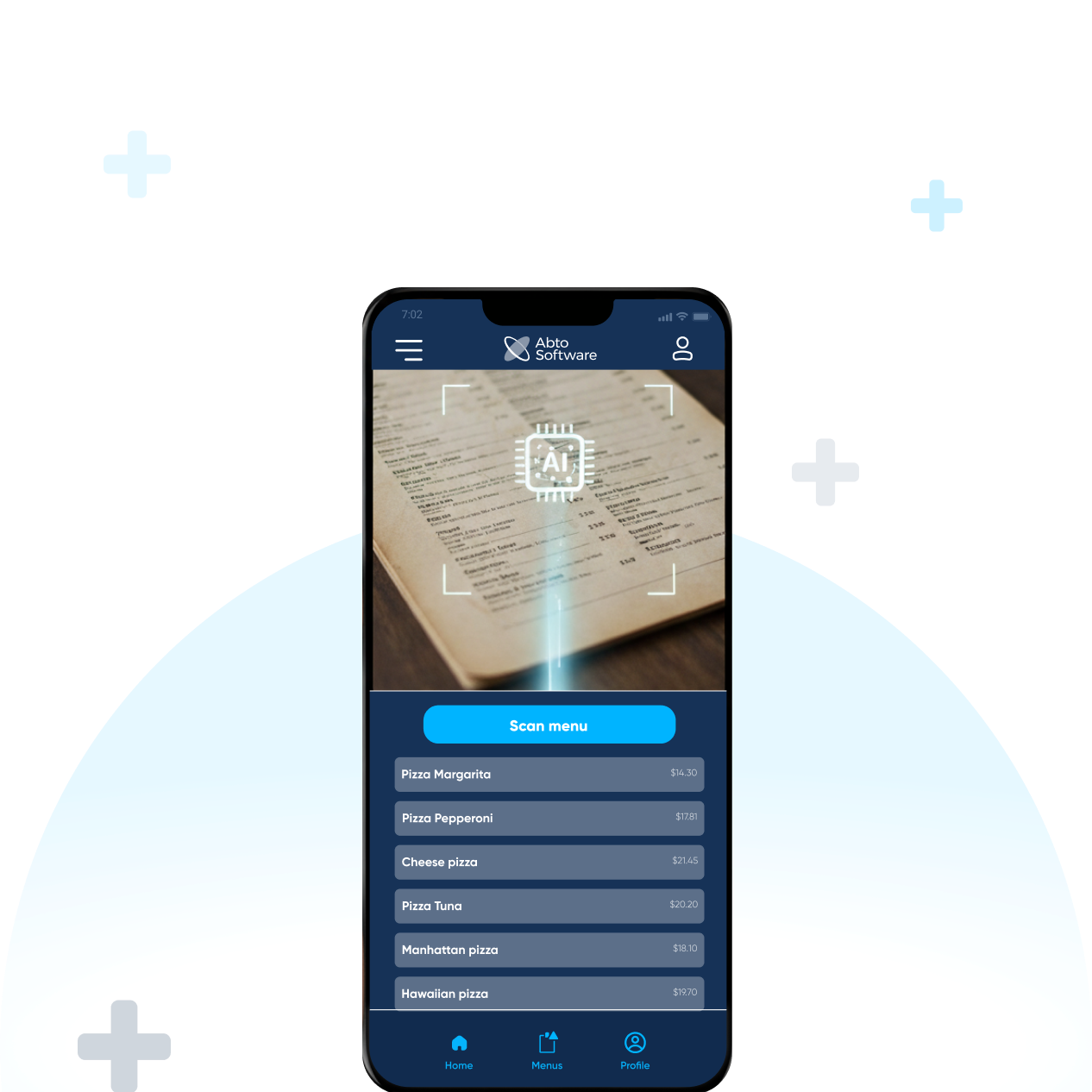 LLM-based menu digitizer