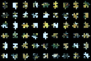 The visual representation of the puzzle rotation
