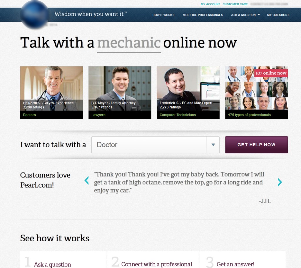 The World’s Largest Online Experts Consulting Services Website