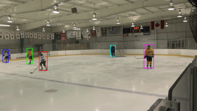 Each of the five players on the field starts his own trajectory scene03071
