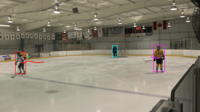 The “red” player continues to block the “green” one scene03083
