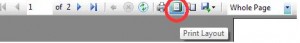 "Print Layout" button Print Layout button image