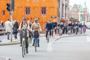 Camera-based cyclists detection and helmet use analysis