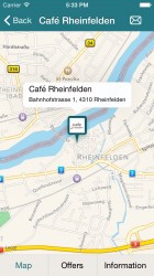 Mobile application for catering facilities